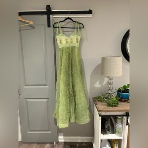 light green prom dress